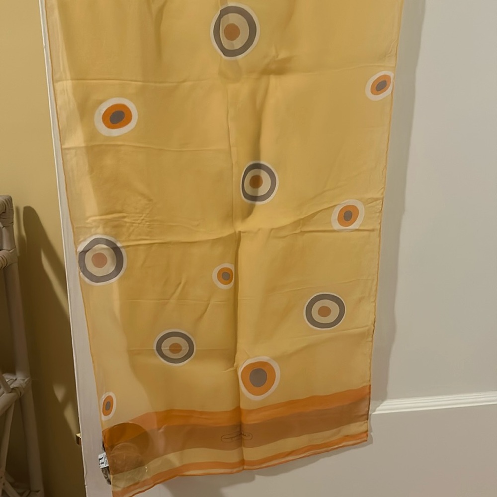Salvatore Ferragamo orange scarf (silk) never worn